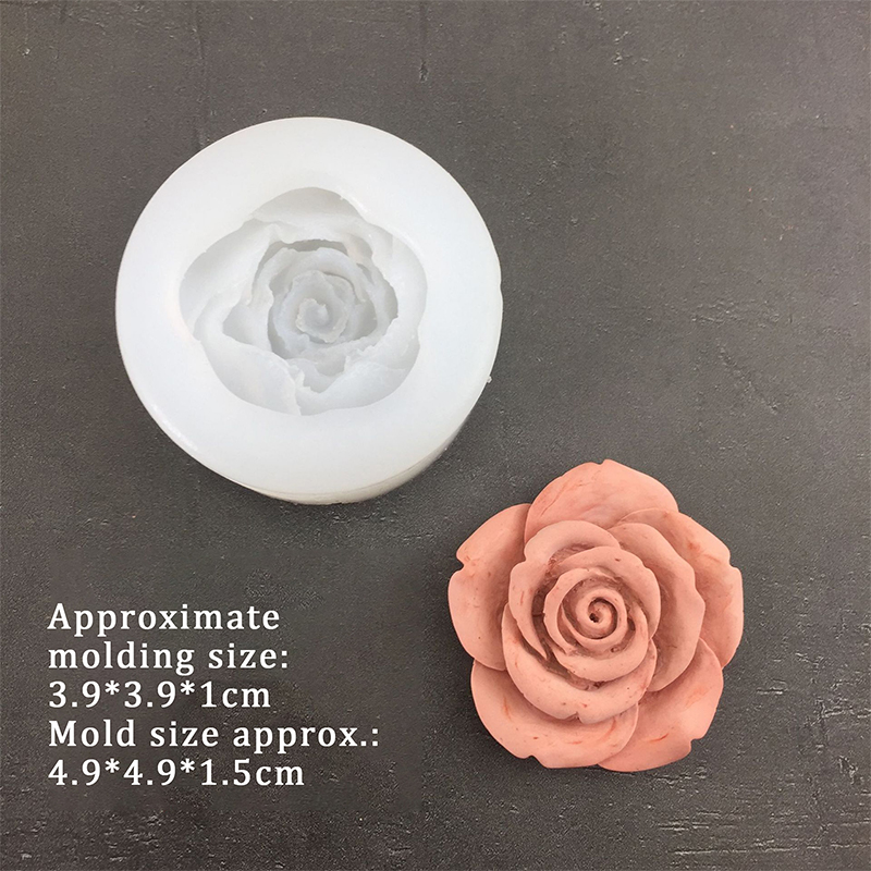 3D Rose Flower Shape Leaf Sili - đánh giá và giá Candle Making Accessories
