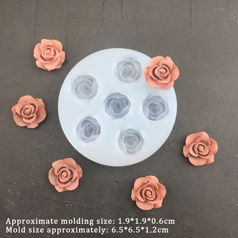 3D Rose Flower Shape Leaf Sili - đánh giá và giá Candle Making Accessories