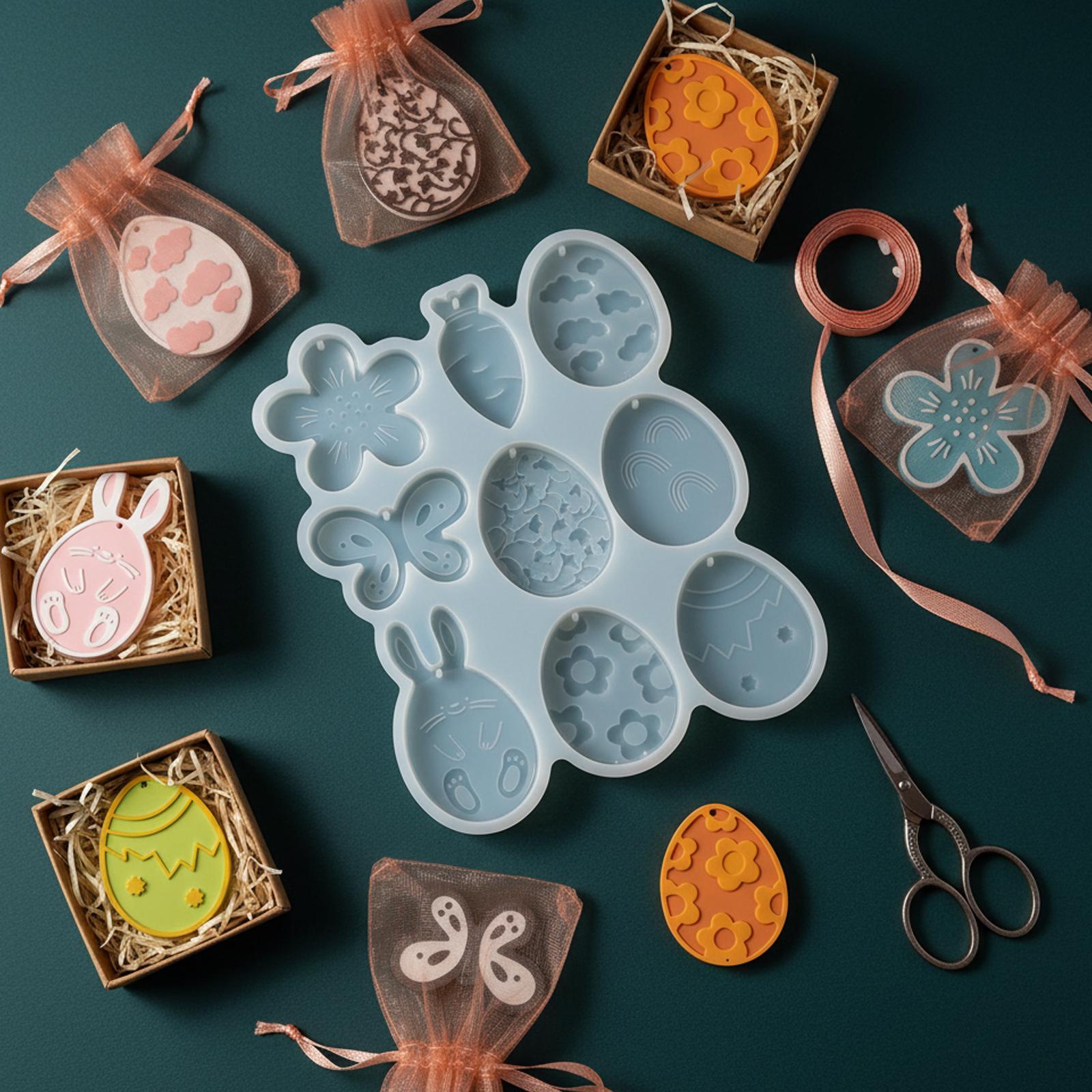 Easter Silicone Mould for Gyps - đánh giá và giá Candle Making Accessories