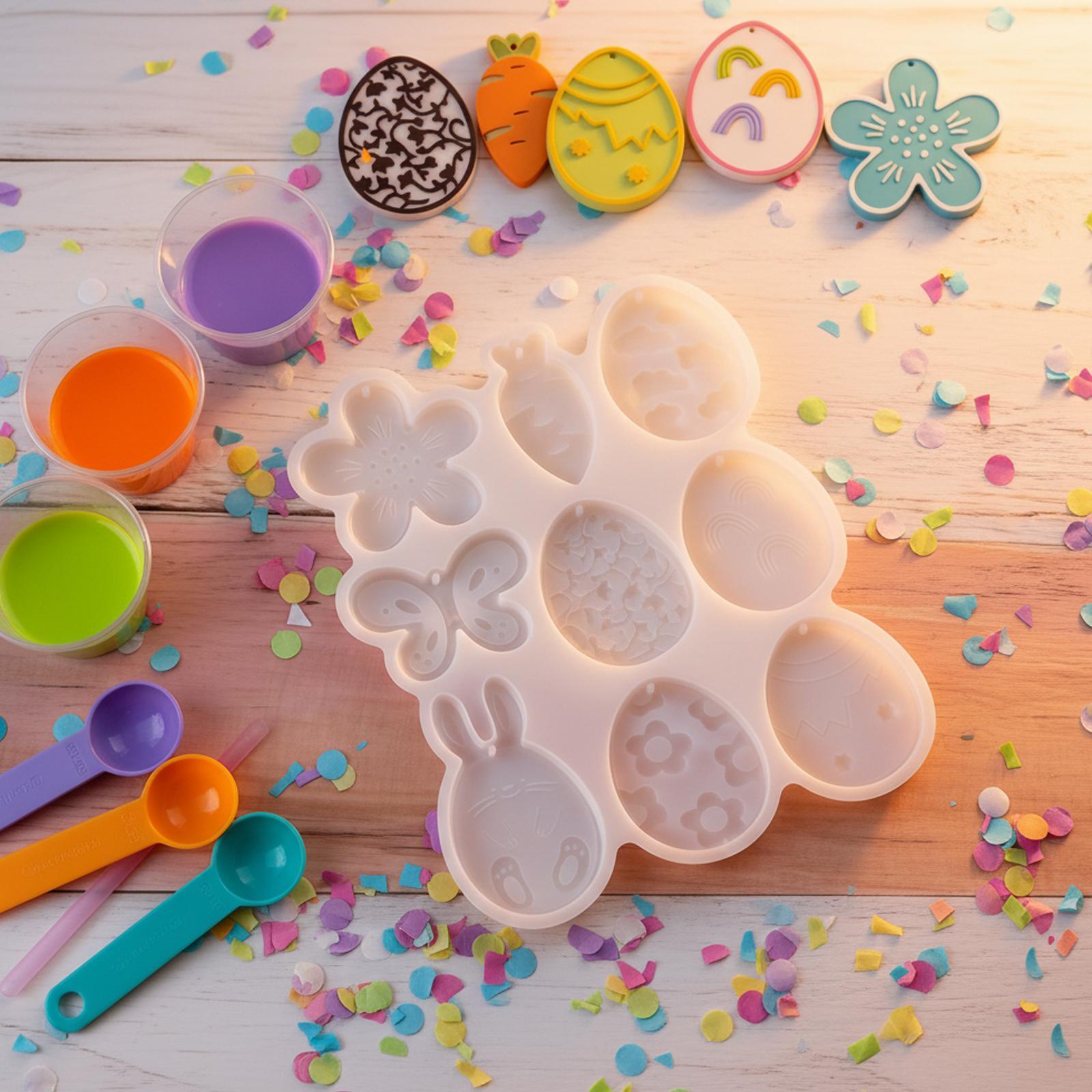 Easter Silicone Mould for Gyps - đánh giá và giá Candle Making Accessories
