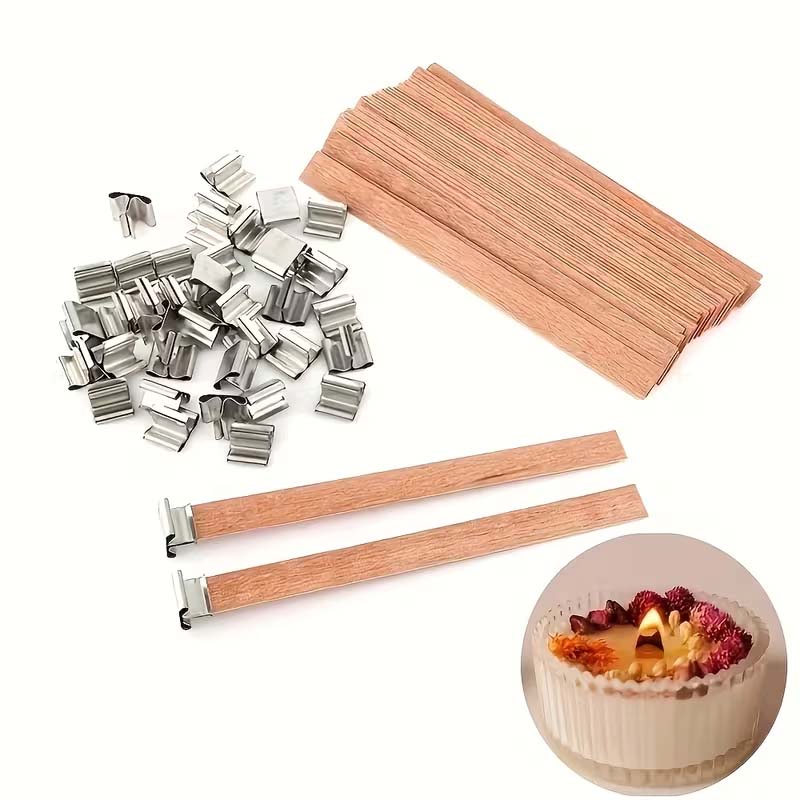 20pcs Wooden Candle Wicks with - đánh giá và giá Candle Making Wicks