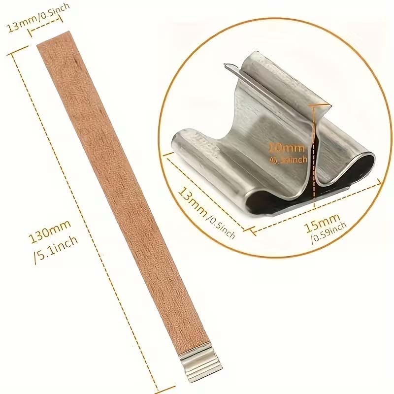20pcs Wooden Candle Wicks with - đánh giá và giá Candle Making Wicks