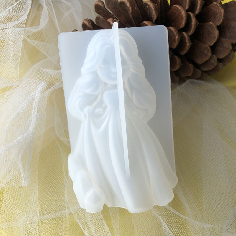 3D Cute Princess Silicone Cand - đánh giá và giá Candle Mold Silicone