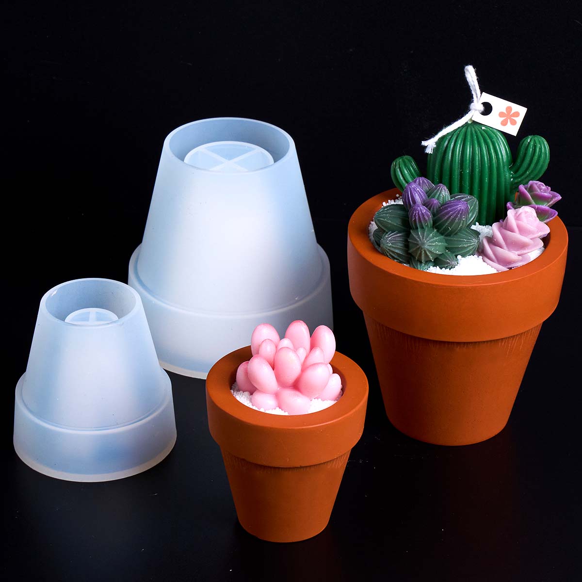 Round Terracotta Pot Silicone  - đánh giá và giá Candle Making Jug