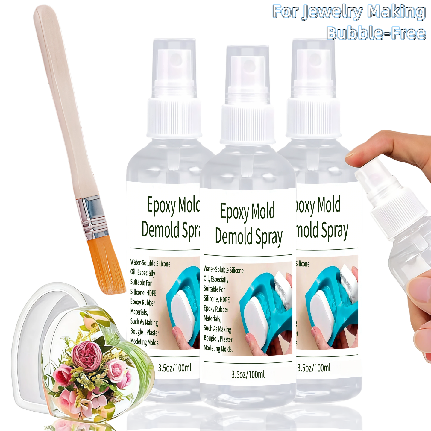 Epoxy Mold Demold Spray, Fast- - đánh giá và giá Candle Mold Silicone