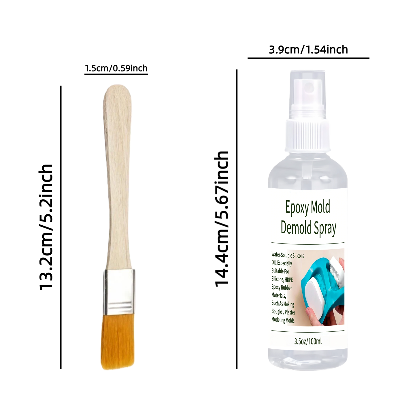 Epoxy Mold Demold Spray, Fast- - đánh giá và giá Candle Mold Silicone