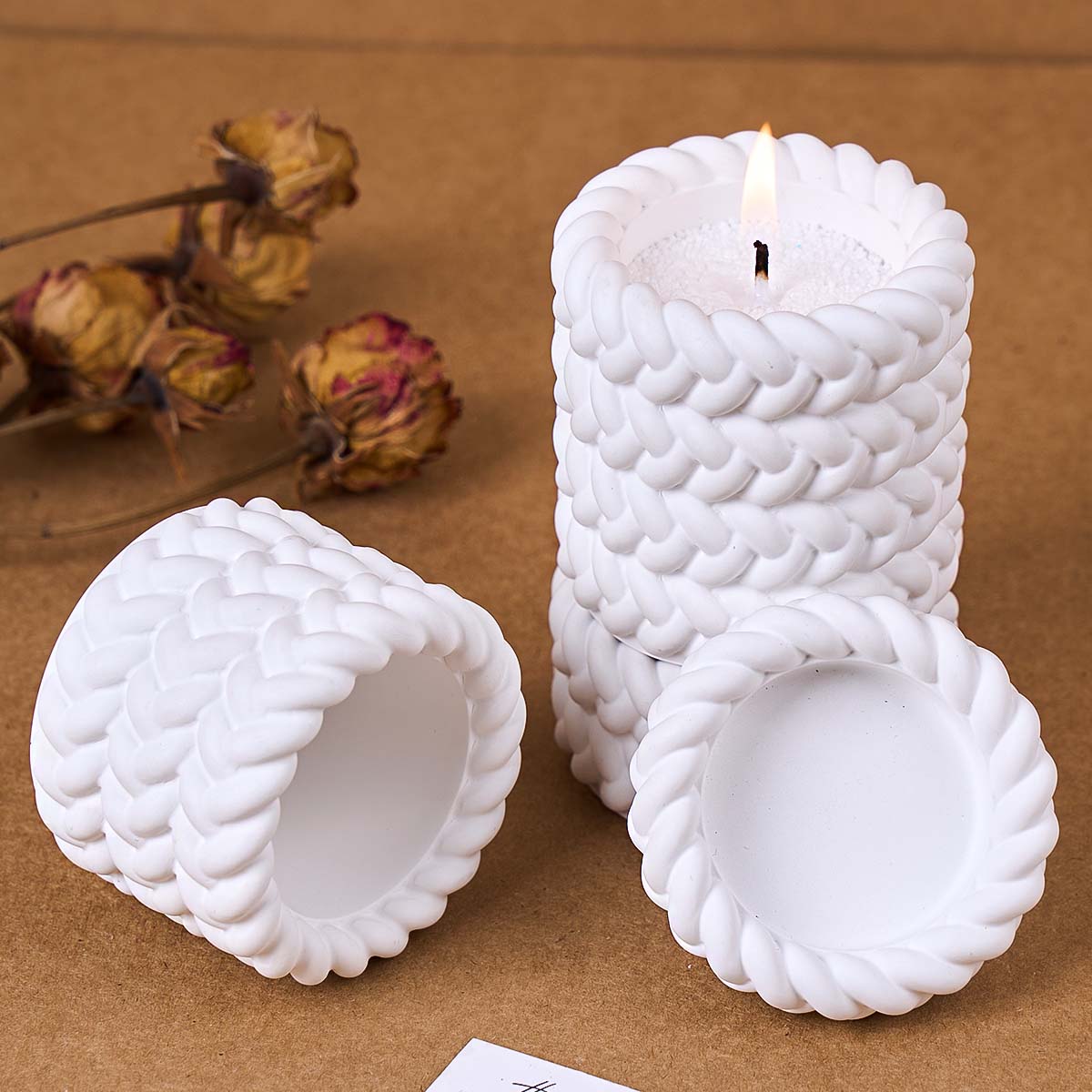 1/2/3/4 Floors Hemp Rope Candl - đánh giá và giá Candle Making Jug