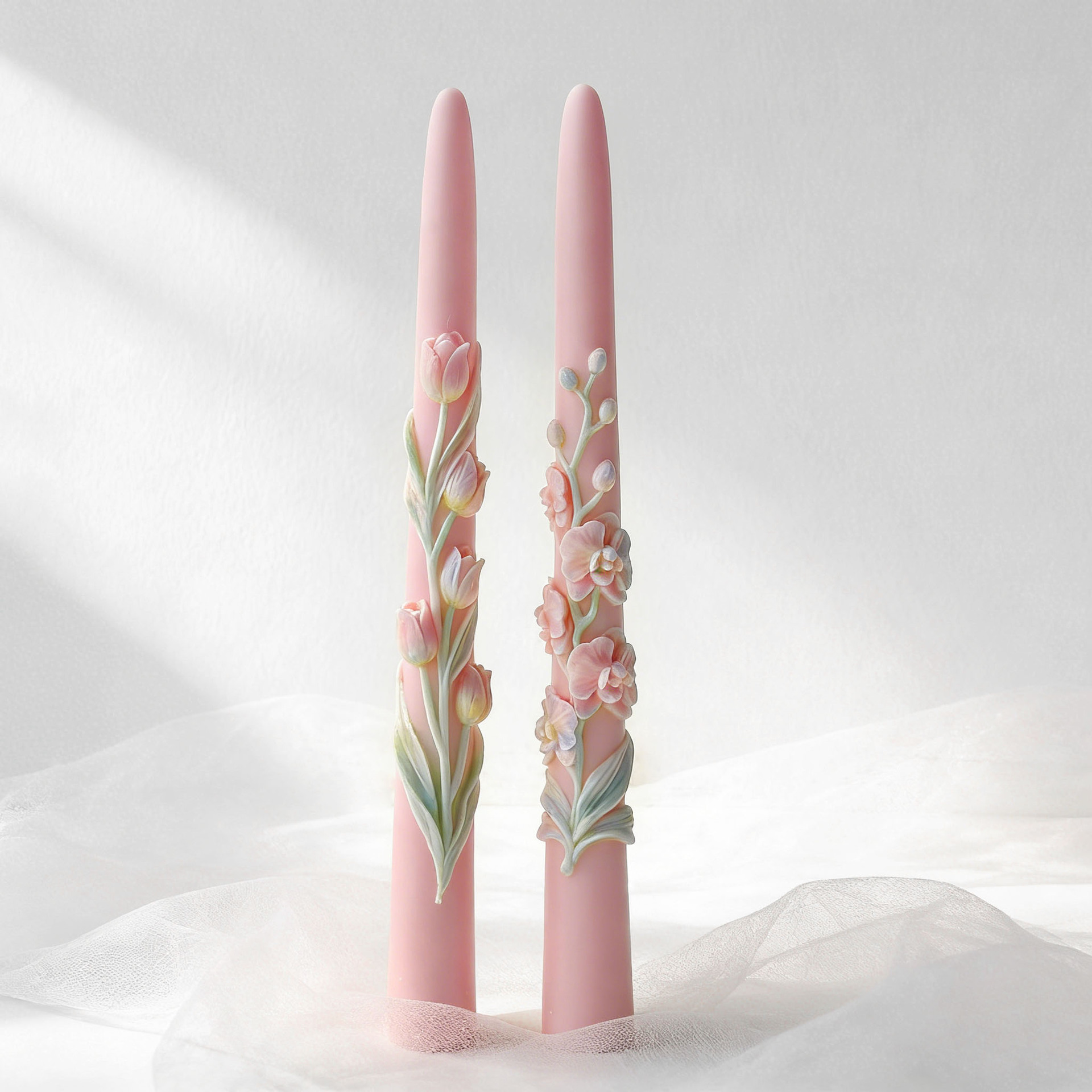 Long Pole Flower Taper Candle  - đánh giá và giá Candle Making Tips