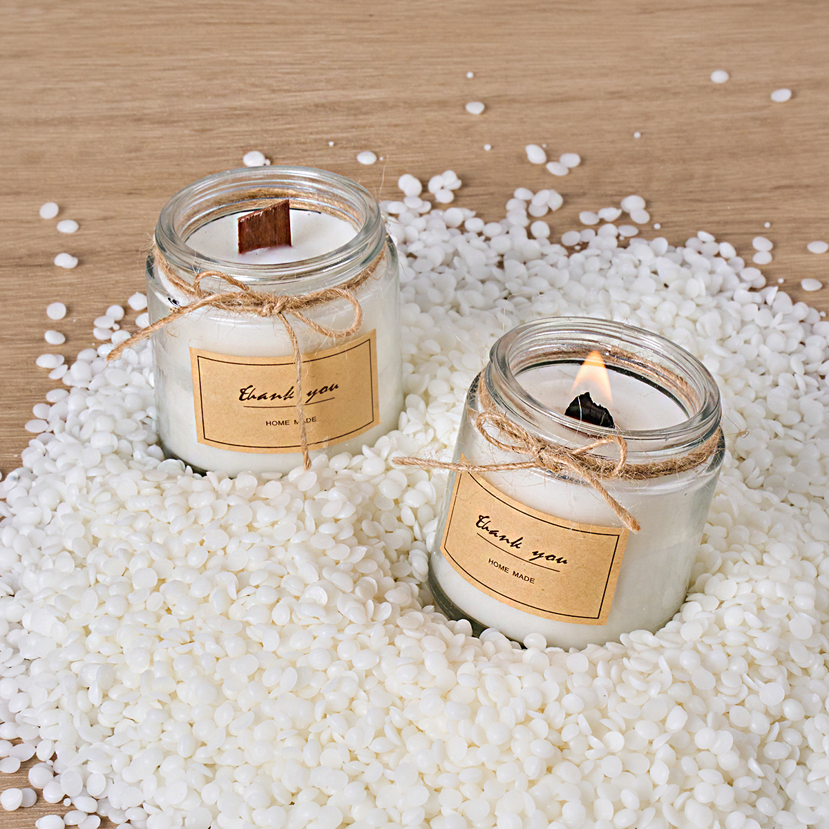 500g/1000g Natural Soy Wax DIY - đánh giá và giá Candle Making Wicks