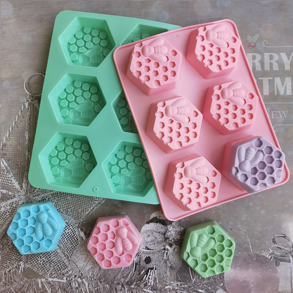 Silicone Hexagonal Bee Soap Mo - đánh giá và giá Candle Making Tips