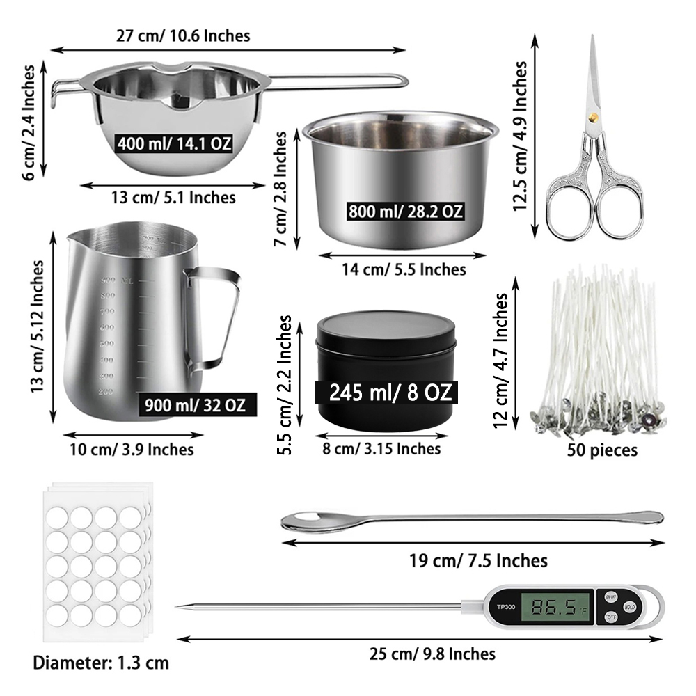 Glintmos DIY Candle Making Kit - đánh giá và giá Candle Making Jug