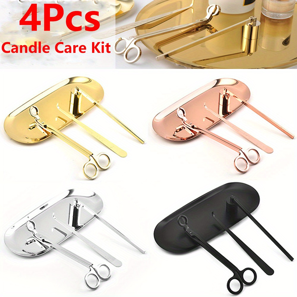 4pcs/set Luxury Candle Care Ki - đánh giá và giá Candle Making Accessories