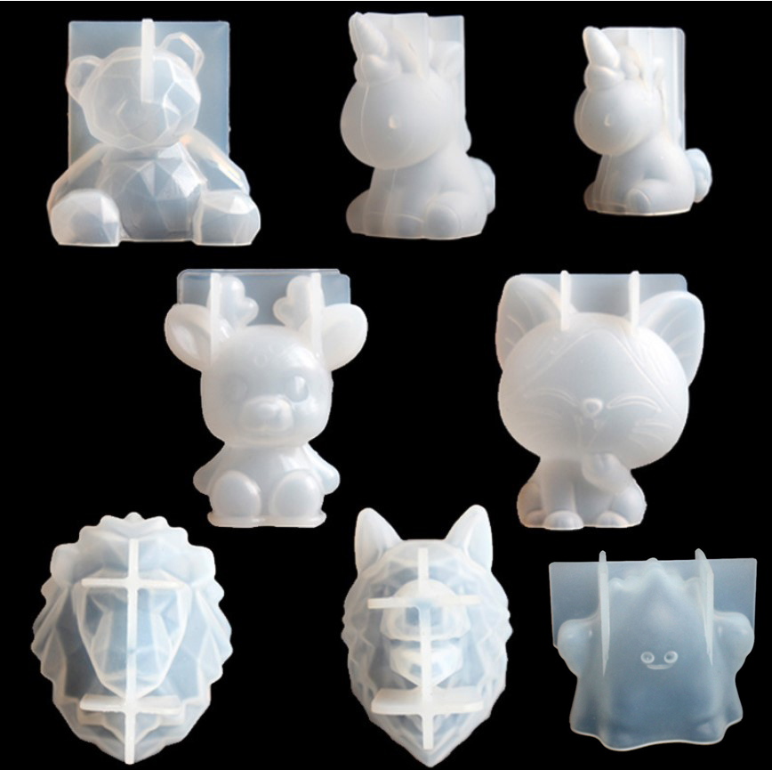 Transparent Unicorn Silicone E - đánh giá và giá Candle Mold Silicone