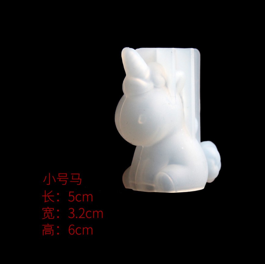 Transparent Unicorn Silicone E - đánh giá và giá Candle Mold Silicone