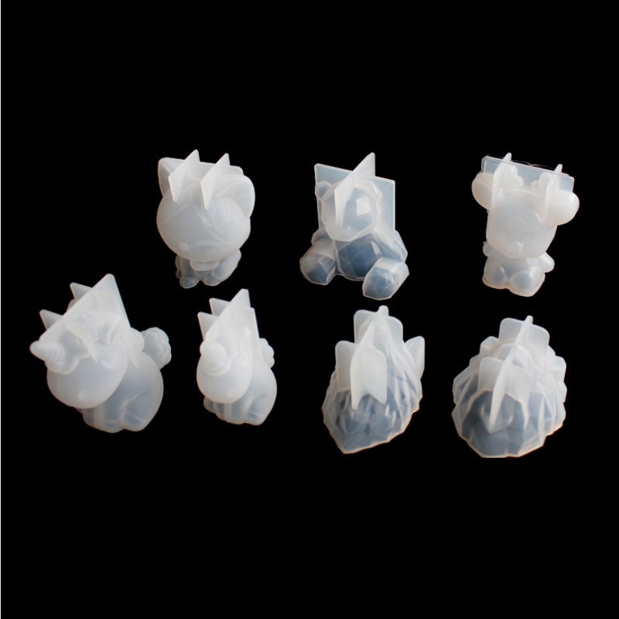 Transparent Unicorn Silicone E - đánh giá và giá Candle Mold Silicone