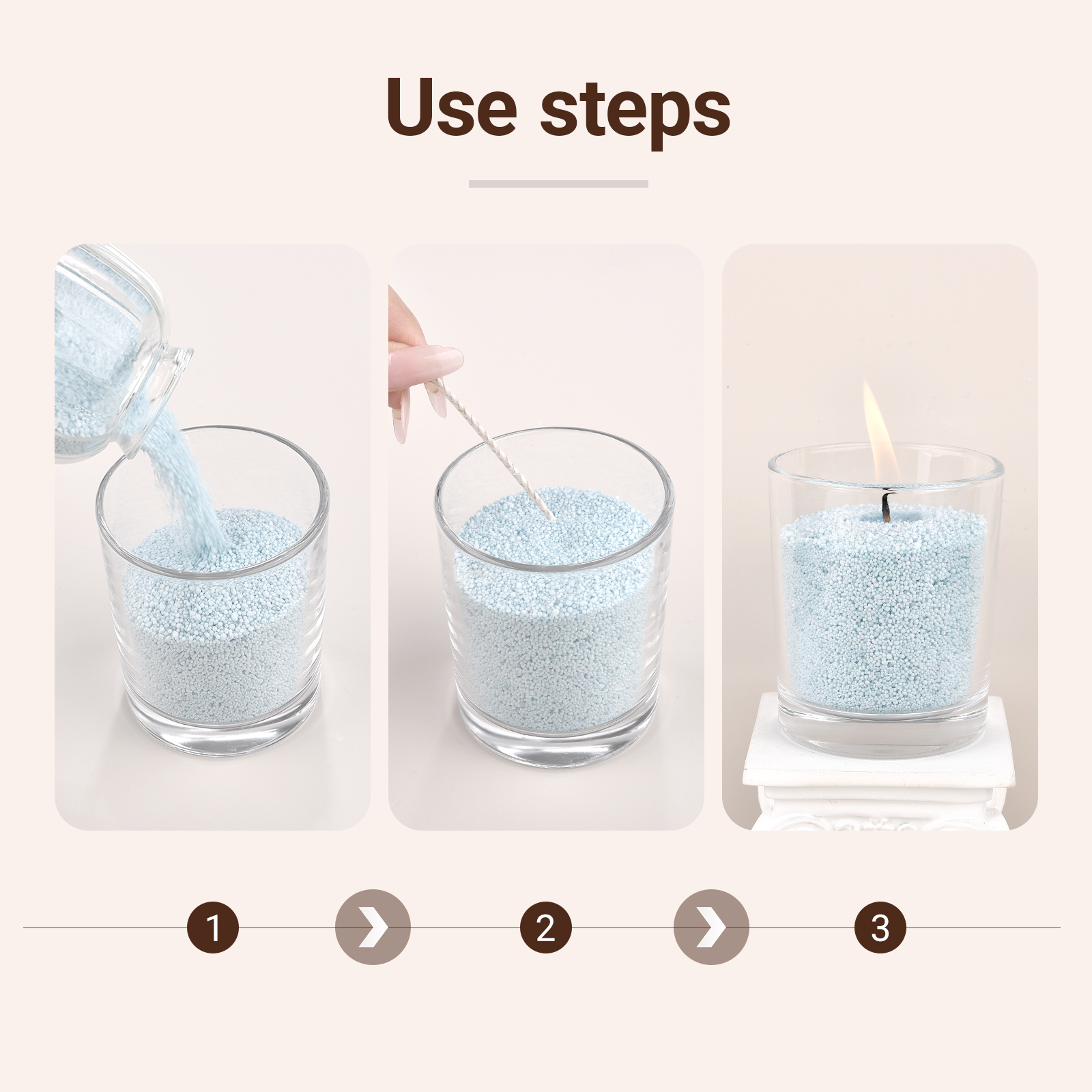 100Pcs 6/10/15/20Cm Waxed Cott - đánh giá và giá Candle Making Wicks