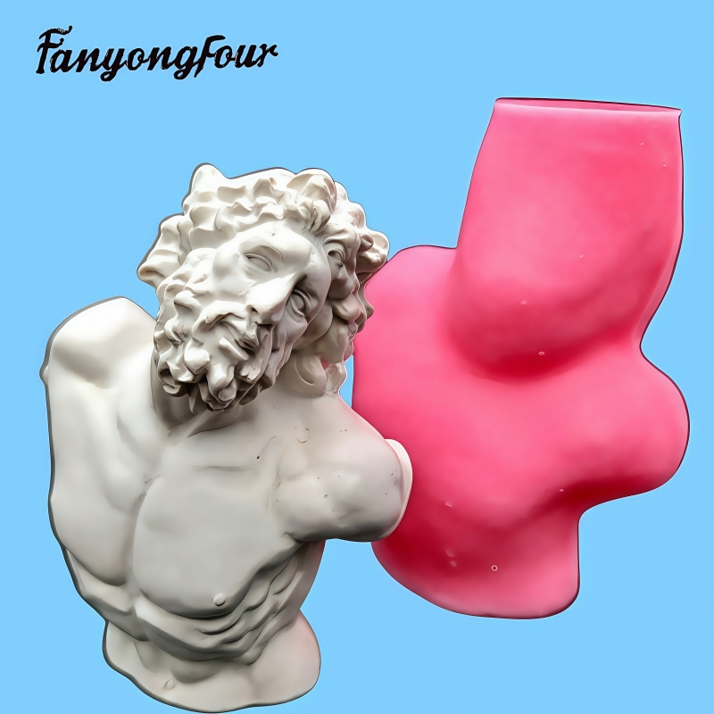 Laokong half body silicone mol - đánh giá và giá Candle Mold Silicone