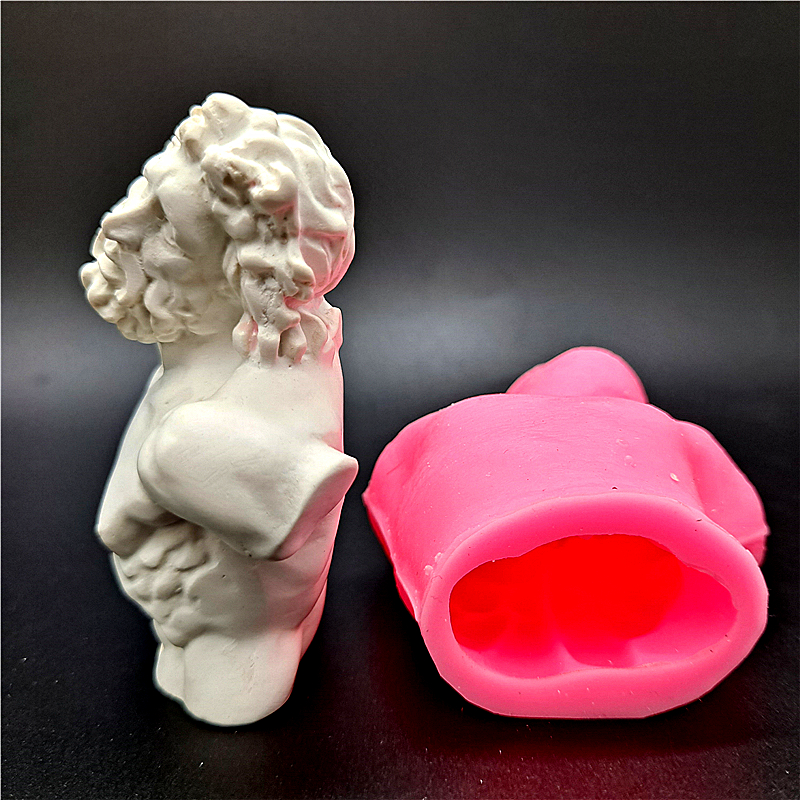 Laokong half body silicone mol - đánh giá và giá Candle Mold Silicone