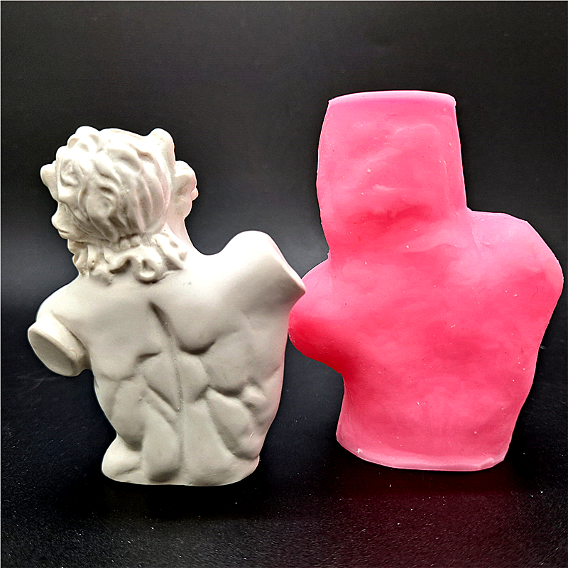 Laokong half body silicone mol - đánh giá và giá Candle Mold Silicone