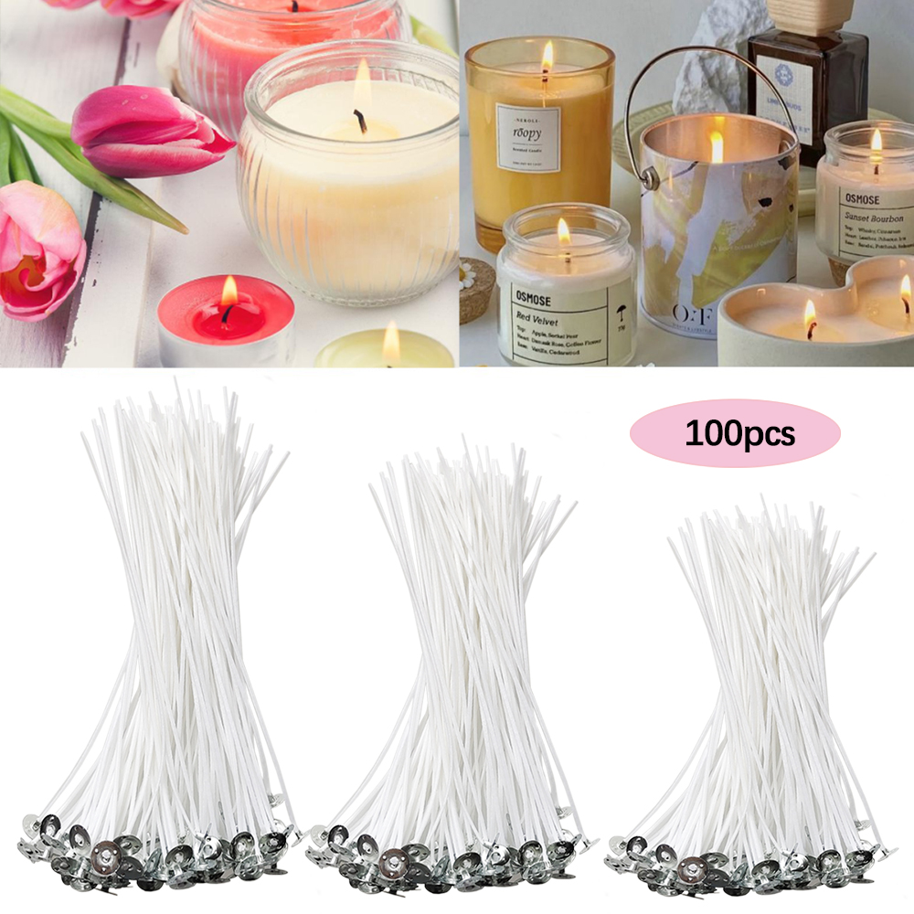 100pcs Smokeless Candle Wicks  - đánh giá và giá Candle Making Wicks
