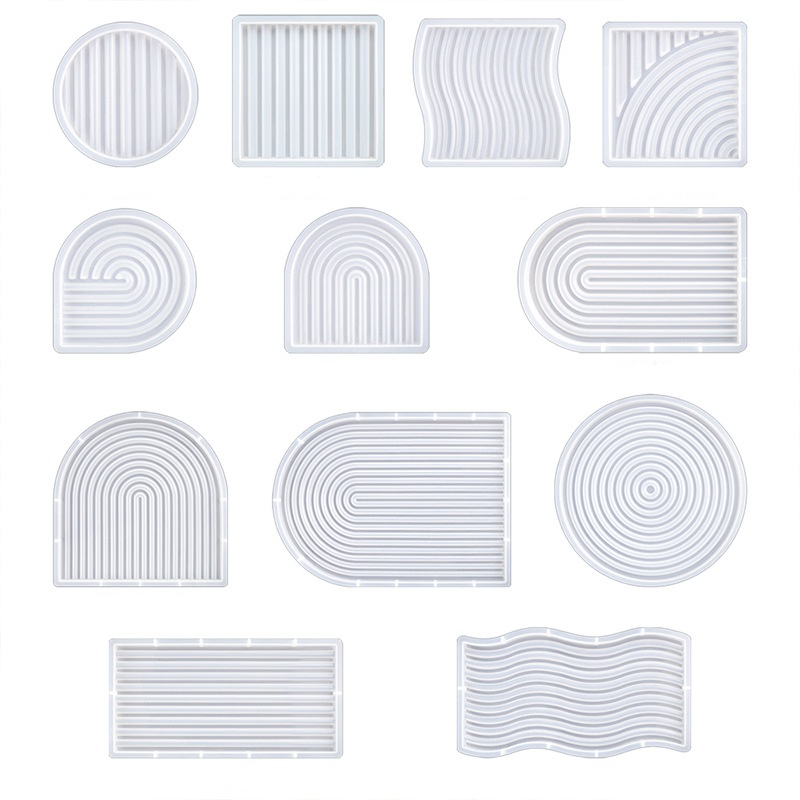 DIY Striped Wave Tray Mold For - đánh giá và giá Candle Mold Silicone