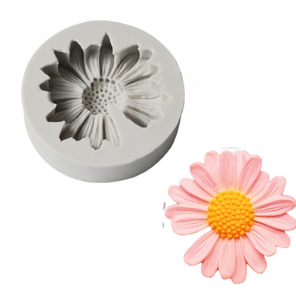 3D Daisy Flower Mold Sun Flowe - đánh giá và giá Candle Making Accessories