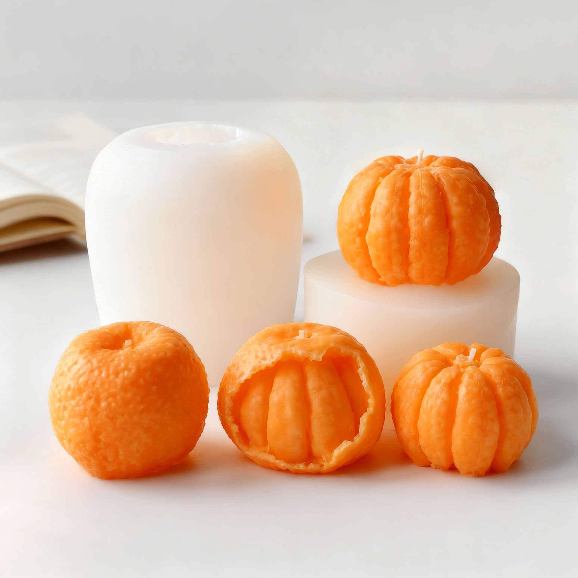 Fruit modeling silicone candle - đánh giá và giá Candle Making Tips