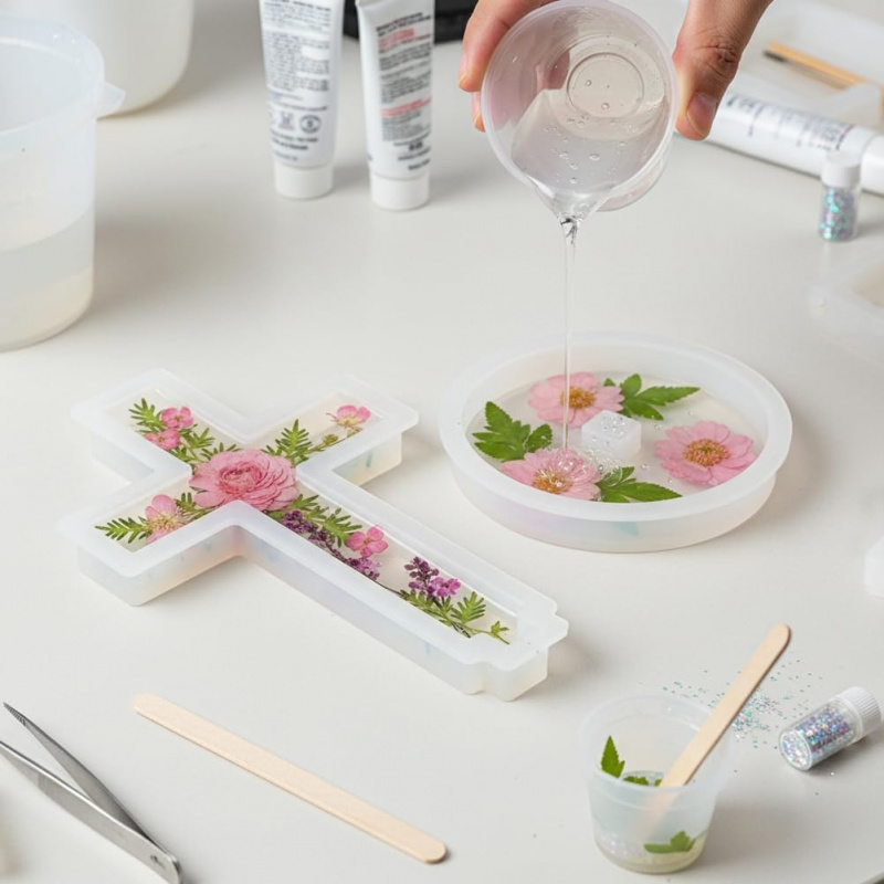 Two silicone molds with a base - đánh giá và giá Candle Making Jug