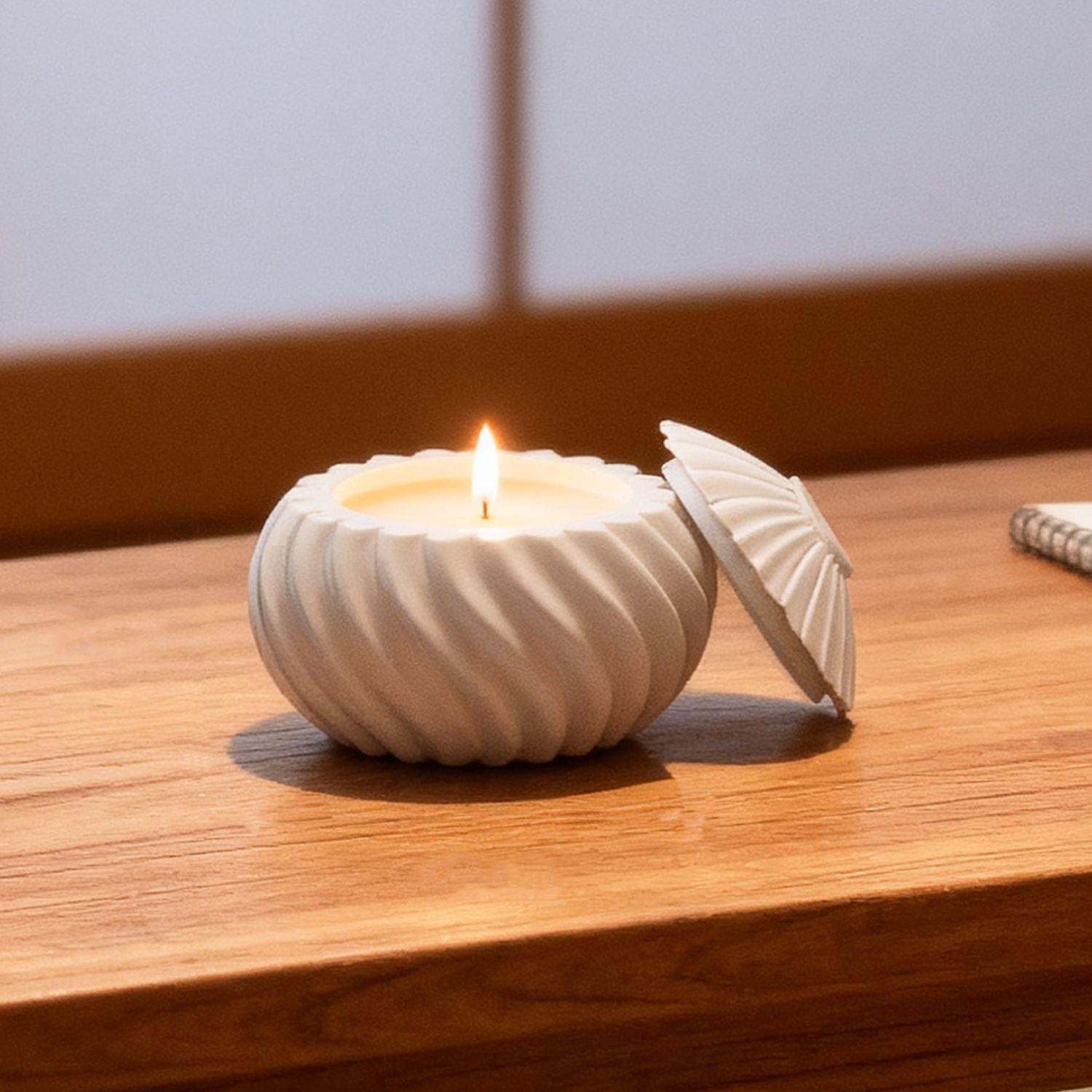 DIY Spiral Pearlescent Candle  - đánh giá và giá Candle Mold Silicone