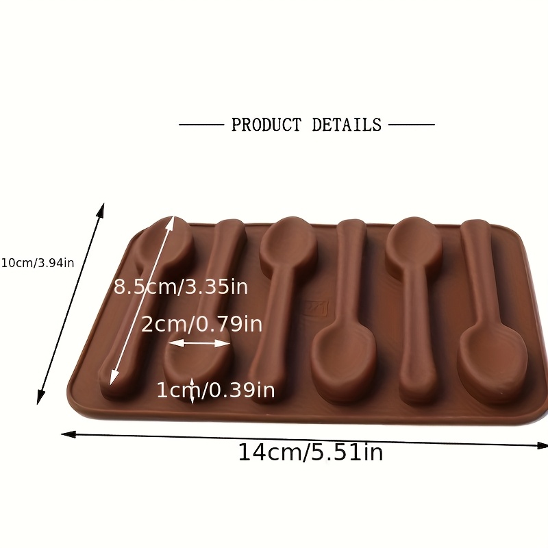 1pc Spoon Silicone Mold, Soap  - đánh giá và giá Candle Mold Silicone