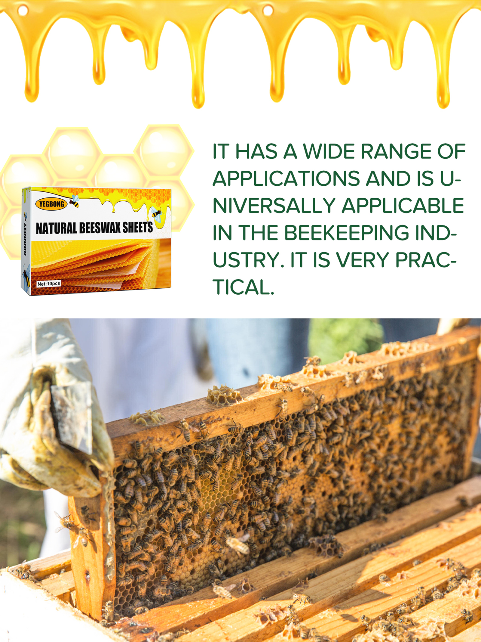 10Pcs Natural Honeycomb Bee Wa - đánh giá và giá Candle Making Tips