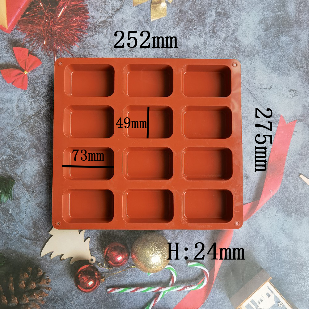 12 Cavity Square Silicone Soap - đánh giá và giá Candle Making Tips