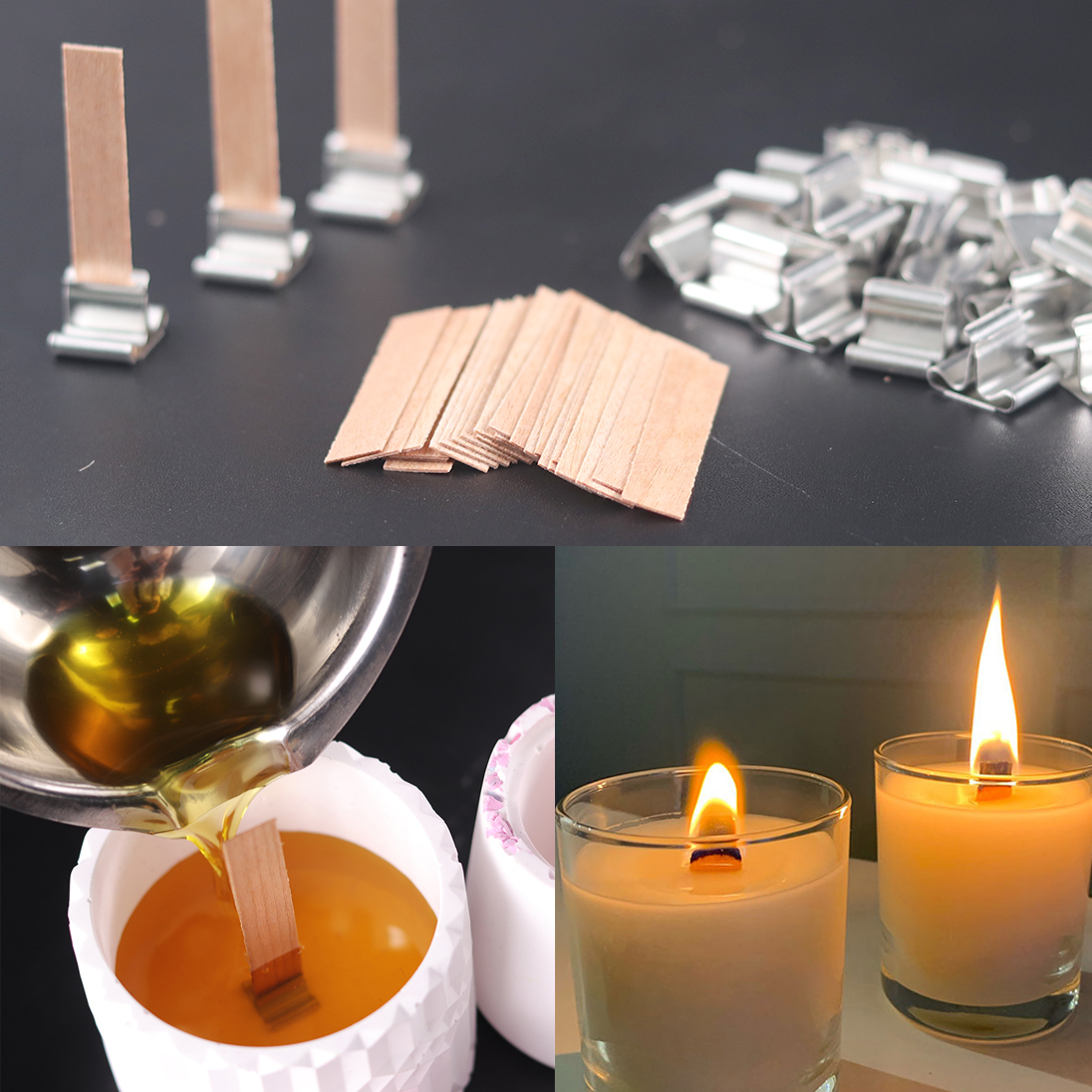 30pcs Wooden Candle Wicks Cand - đánh giá và giá Candle Making Jug