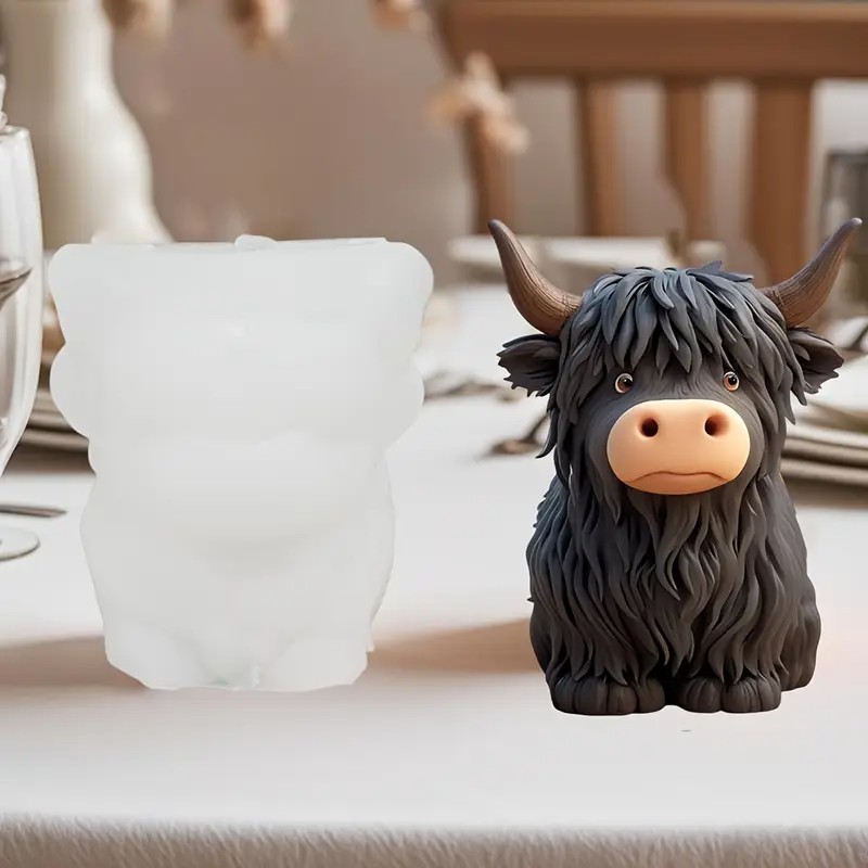 Alpine Cow Candle Mold - Epoxy - đánh giá và giá Candle Mold Silicone