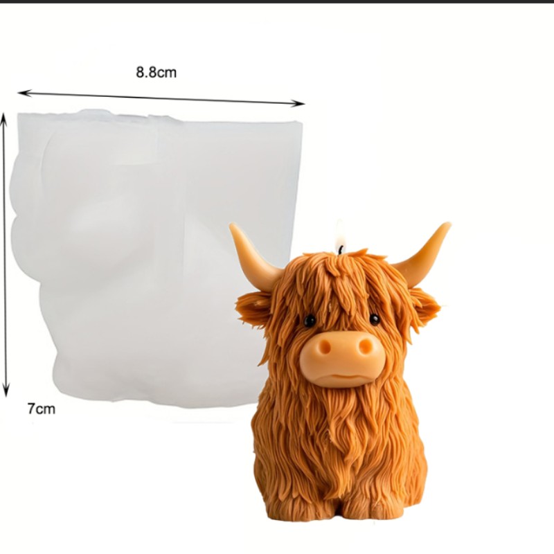 Alpine Cow Candle Mold - Epoxy - đánh giá và giá Candle Mold Silicone