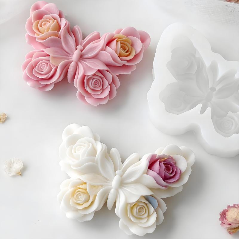 DIY Rose Butterfly Form Silico - đánh giá và giá Candle Making Accessories