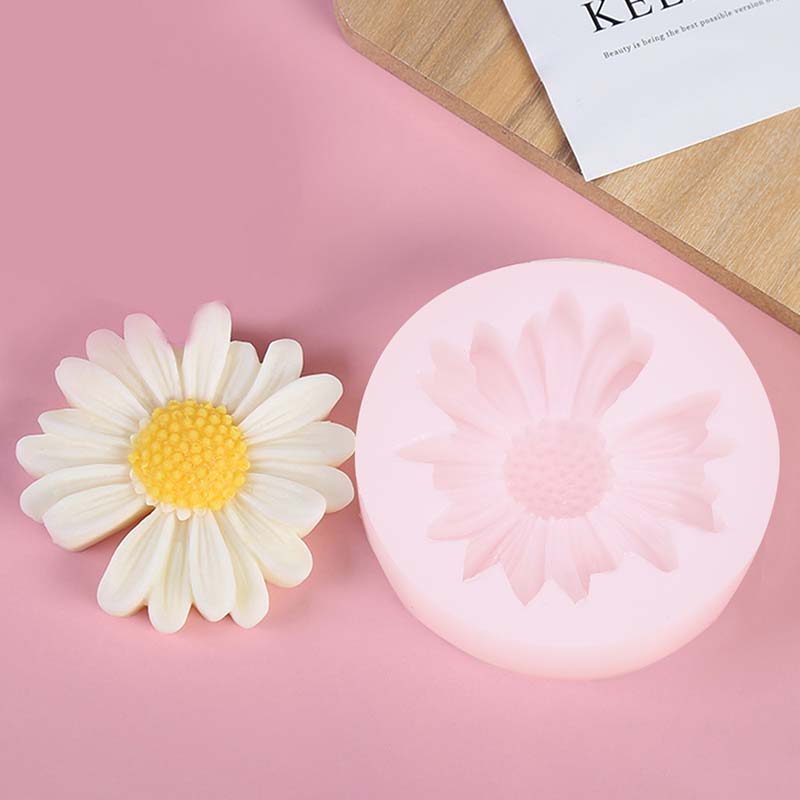 DIY Candle Silicone Mold Daisy - đánh giá và giá Candle Making Tips