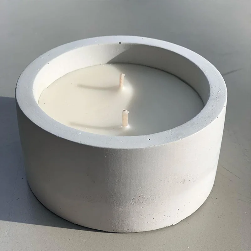 3 Sizes Round Cement Concrete  - đánh giá và giá Candle Making Jug