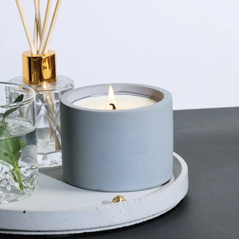 3 Sizes Round Cement Concrete  - đánh giá và giá Candle Making Jug
