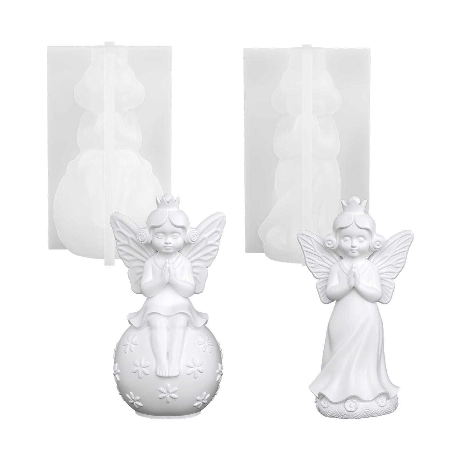 DIY Butterfly Girl Figurine Ep - đánh giá và giá Candle Mold Silicone